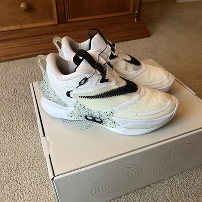 Nike Adapt BB 2.0 'Oreo White Cement' (US Charger) SIZE M 10.5  [BQ5397-101]