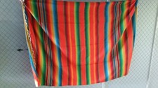 Handgefertigte Mexikanische Sarape Indianer Decke aus fairen Handel Mexiko NEU !