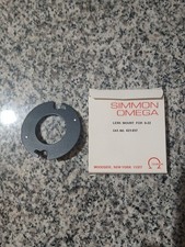 Omega enlarger lens flange , 39mm non-threaded hole