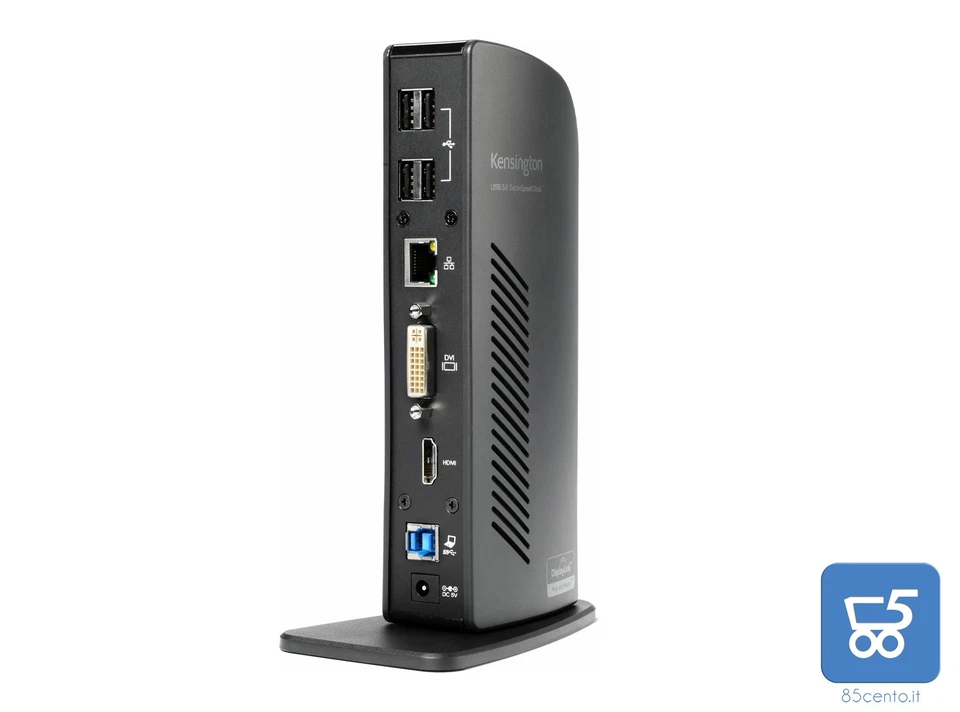 Kensington Docking Station USB 3.0 Uscita Video DVI HDMI USB3 con Alimentatore - Immagine 2 di 2