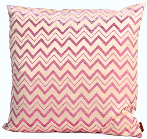 MISSONI Kissen Baumwollmischung Stickerei IRISIEREND 40x40cm NOMITE LEEKA 571 - Bild 1 von 8