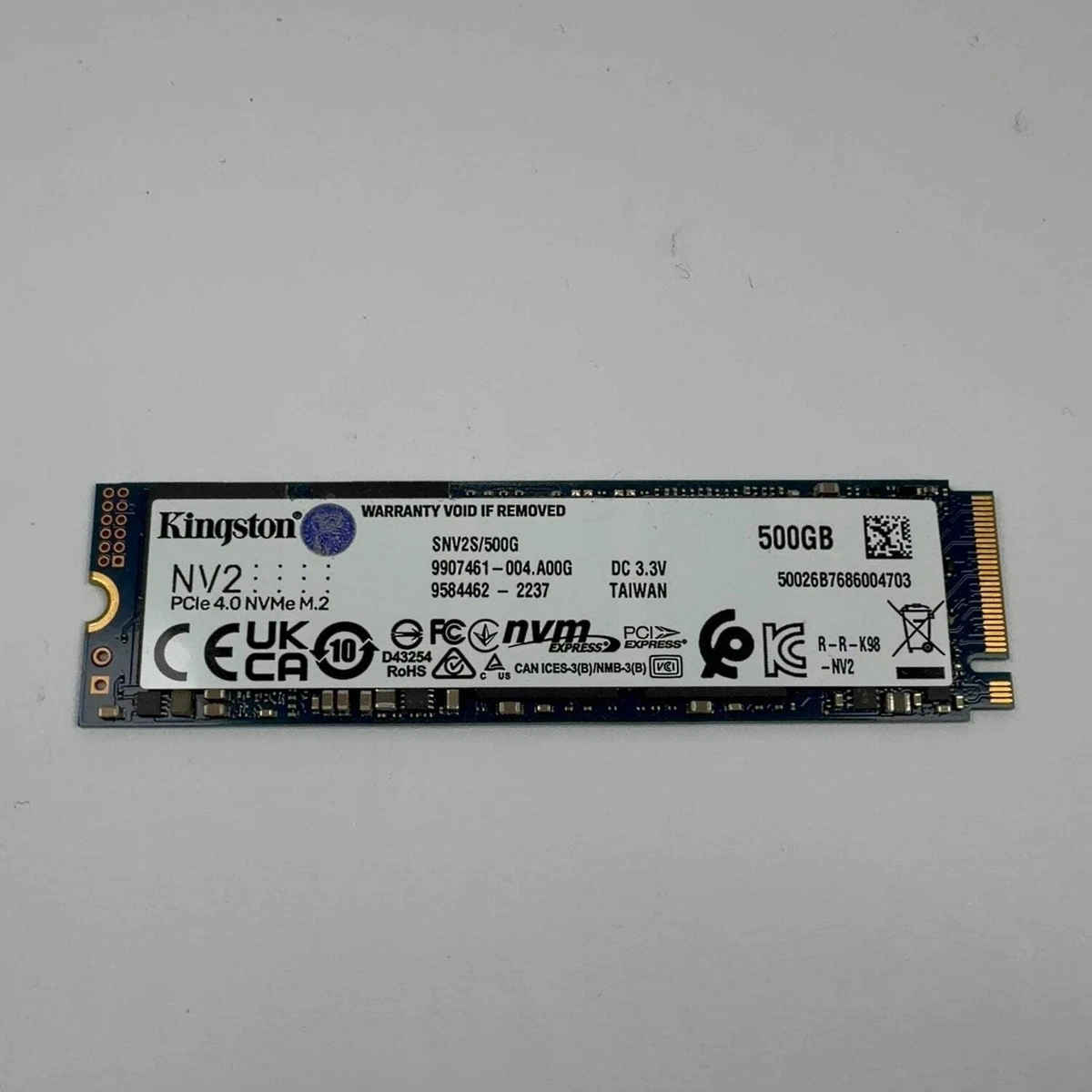 Kingston M.2 NVMe PCIe 4.0 5000MB/s 内蔵型 Kingston M.2 Interface 500 GB Storage Capacity Solid State Drives