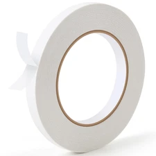 Double Side Tape,1/2Inch*100Ft Adhesive Fabric Hem Tape No Sew Hemming Tape for 