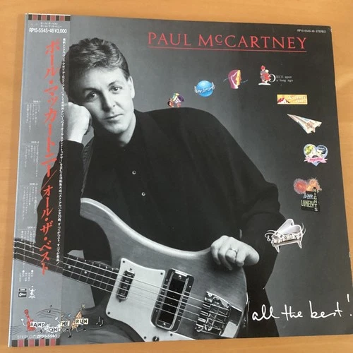 PAUL MCCARTNEY ALL THE BEST JAPAN LP OBI 2LP RP15-5545-46 THE BEATLES