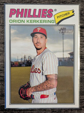 2026 Topps Heritage: #300 Orion Kerkering - Philadelphia Phillies