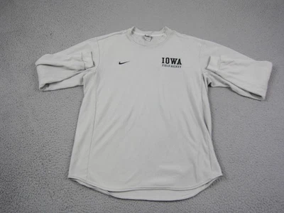 Iowa Hawkeyes Sweatshirt Mens Medium Gray Nike Field Hockey Pullover Fleece - Image 1 of 4