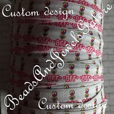 Bff foe bff elastic bff hair ties foe rainbow foe best friend foe camp foe - 5/8