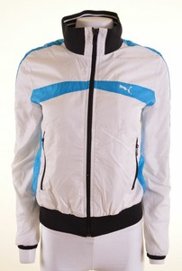 white nylon tracksuit