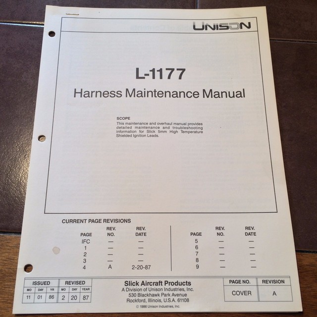 Slick Harness 5mm HiTemp Shielded Ignition Leads L1177 Maintenance