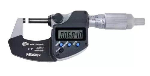 293-344-30 Mitutoyo Coolant Proof Micrometer 0-1"