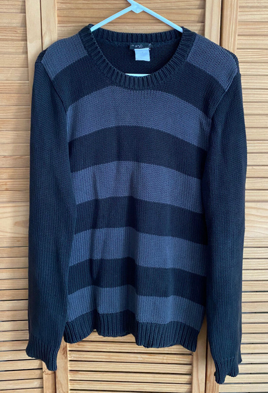 vintage 90's Agnes B HOMME striped crew neck sweater size L A.P.C. - $325