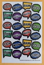 Themed Sticker Sheet. 