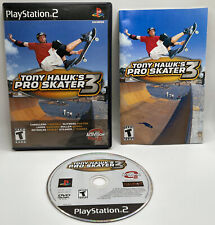 Tony Hawk's Pro Skater 3 (Sony PlayStation 2, 2002) PS2 Black Label + Reg. Card