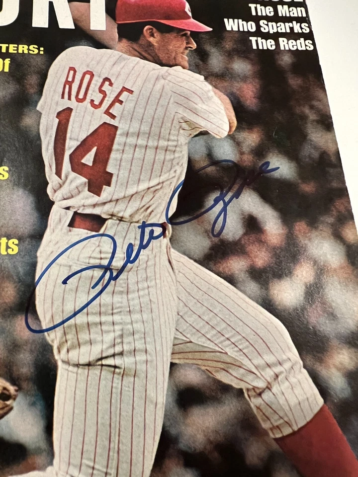 Revista deportiva Pete Rose autografiada firmada a mano septiembre 1967 Foto 2 de 4
