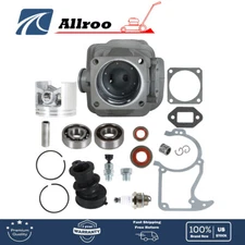 48mm Cylinder Piston Kit For MS340 034AV 034# 11250201215, 11250201213 US