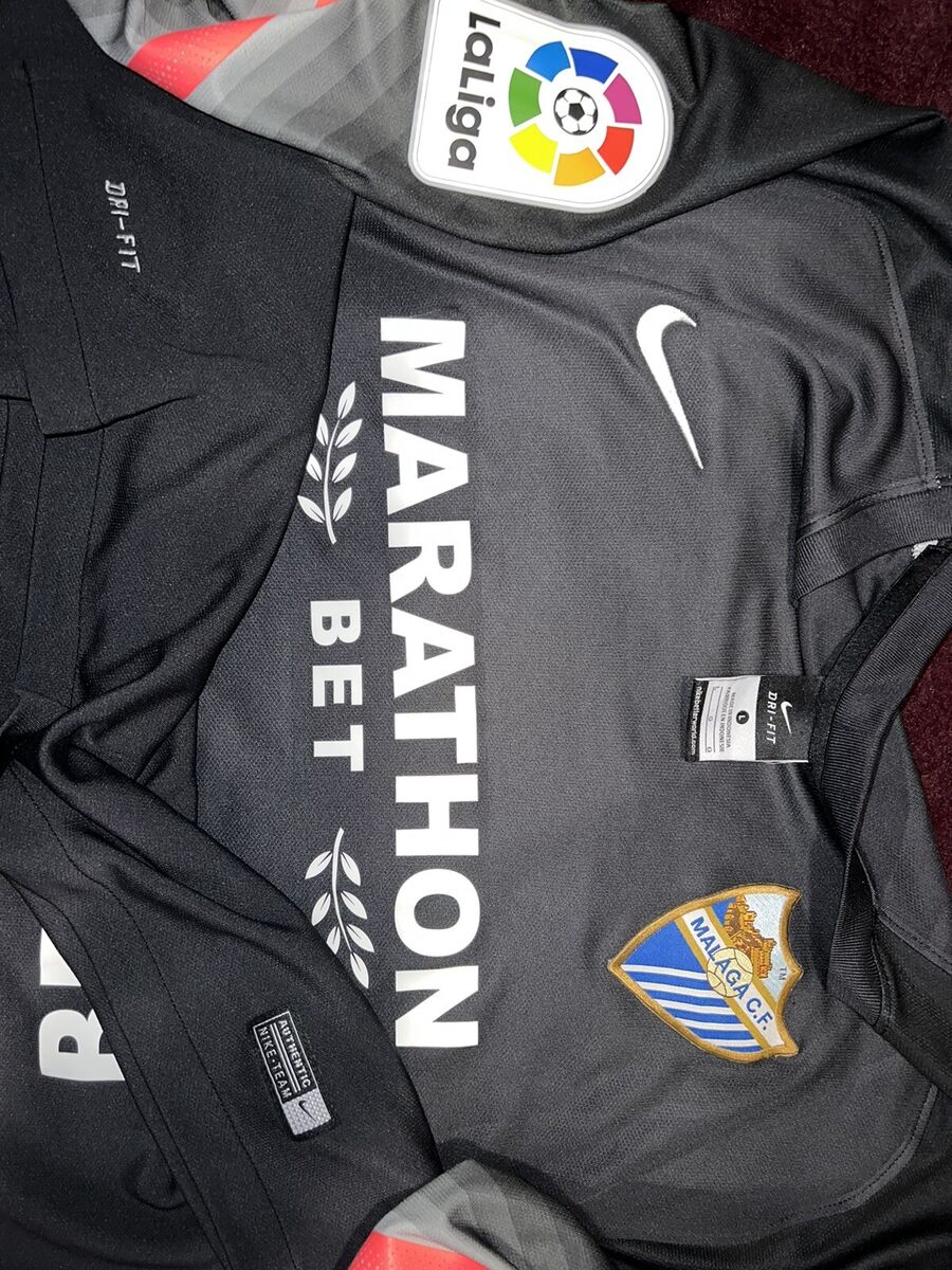 NIKE MALAGA CF Goalkeeper FOOTBALL SOCCER JERSEY Shirt Mens