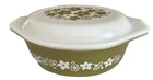 Vintage PYREX 043 Crazy Daisy Spring Blossom Casserole Dish with Lid - 1.5 Qt