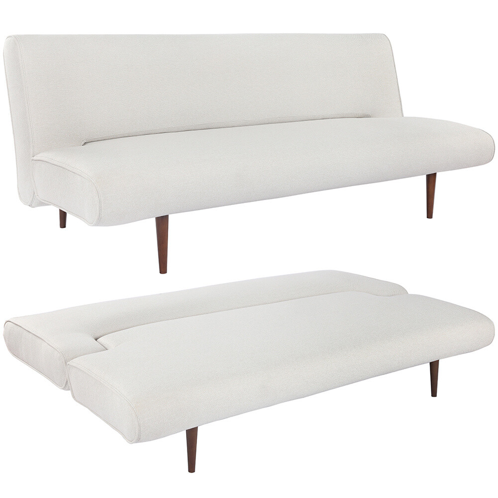 White Linen Sofa Bed | Baci Living Room