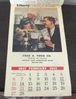 Vintage Calendar Liberty 1927 1977 Fred A. Fogg CO. Enfield, New Hampshire NH — photo 2