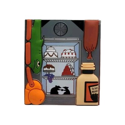 Disney Pin 2022 WDW Remy's Ratatouille Adventure PVC Refrigerator w/Mice #151354