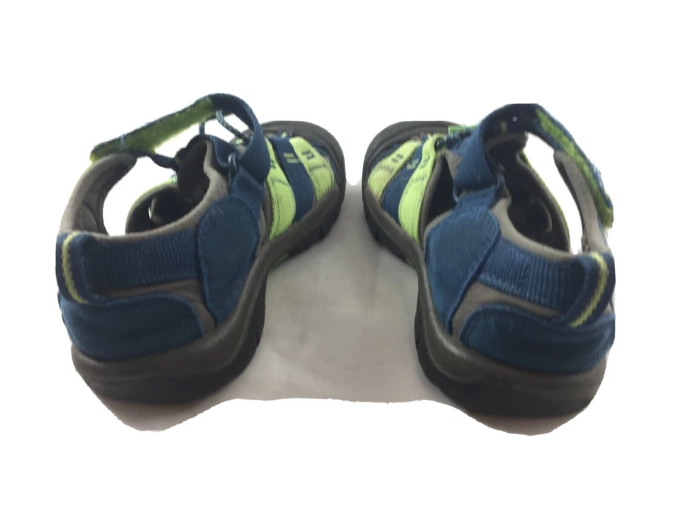 Sandalia Keen Juvenil Talla 2 Azul Verde Agua Puntera Cerrada Zapatos Activos 8 Pulgadas de Largo Foto 4 de 4