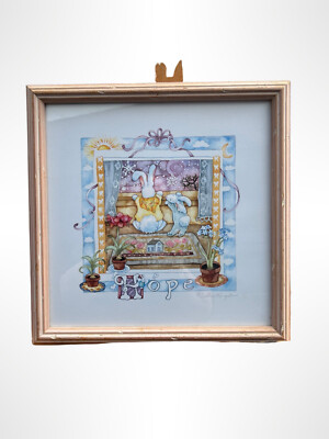 Debbie Kingston Baker Print Child's Room -HOPE Signed Matted