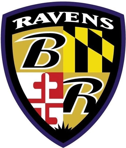Baltimore Ravens Shield - Die Cut Laminated Vinyl Sticker/Decal - NFL