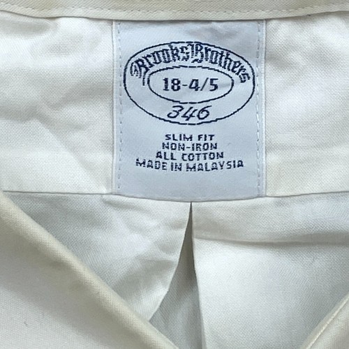 Brooks Brothers Oxford Button Shirt 18 - 4/5 White Outdoor Dress Formal Preppy - Picture 4 of 13