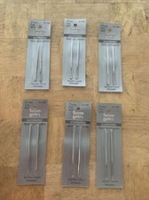 12 SUSAN BATES STEEL YARN NEEDLES 2 3/4 INCHES / 7 CM LONG 6 Packs Of 2 Nos