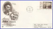 USA5 #1433 ADDR PCS ARTCRAFT FDC   John Sloan