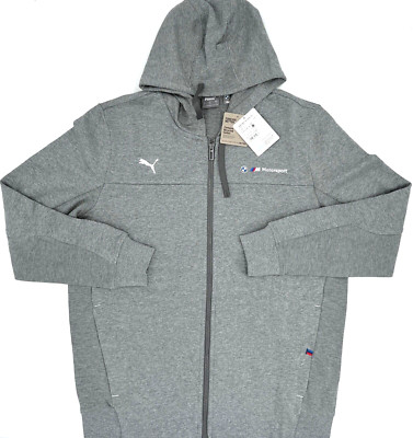 PUMA BMW M Motorsport Hoodie Herren Grau Kapuzenpullover Sweatjacke NEU Gr. 2XL