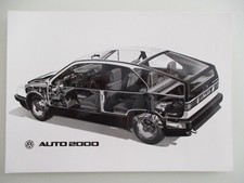 Volkswagen VW Auto 2000 Concept Car Original Photo Werkfoto Pressefoto 1981