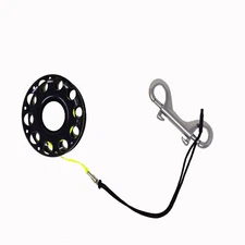 Scuba Choice Black Lite Diving Finger Spool Reel – 30m, Compact & Durable
