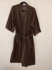 Vintage Christian Dior Robe De Chambre Men  s One Size Brown Velour Robe