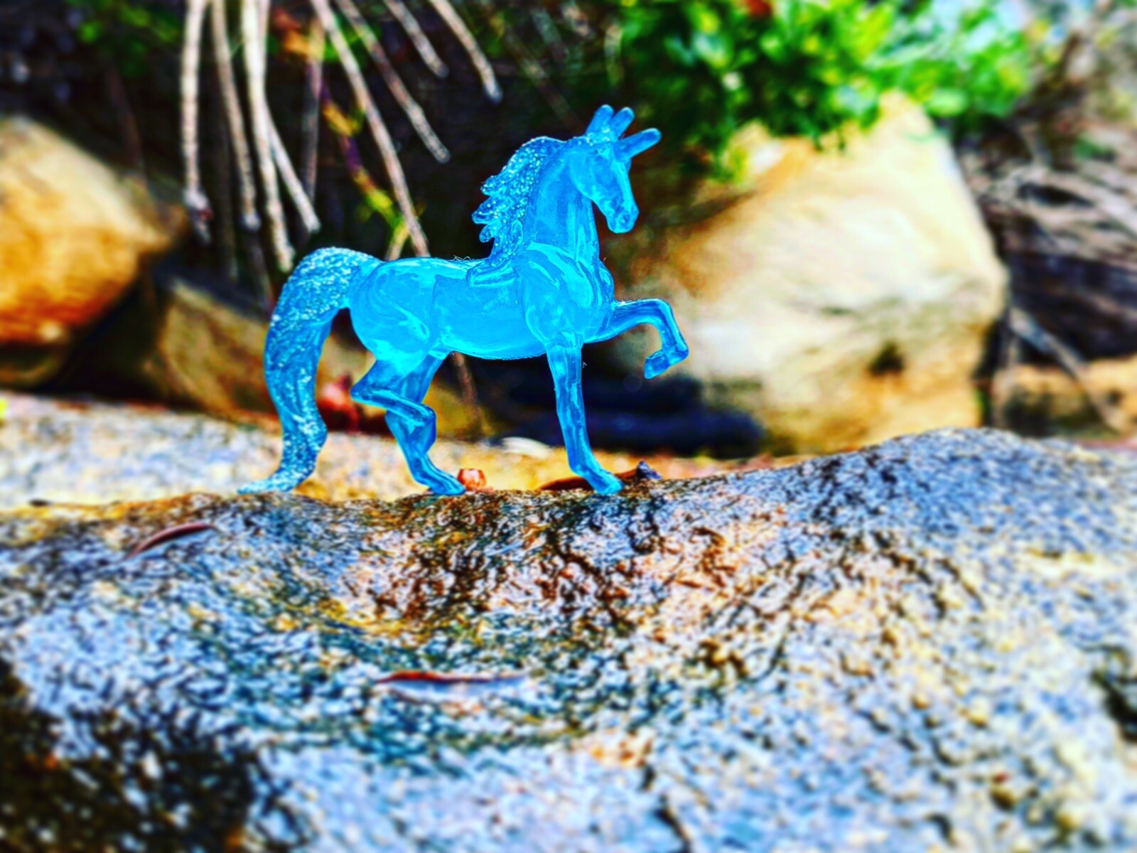 Toy Horse Breyer Unicorn Model Figurine Ornament Statue Mini Whinny eBay