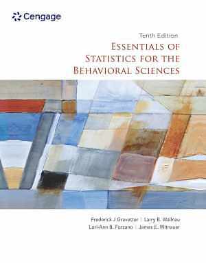 Essentials of Statistics for - Paperback, by Gravetter Frederick; Wallnau - Good