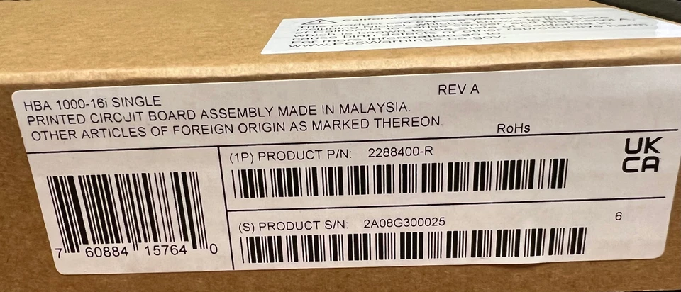 Microchip Adaptec 2288400-R HBA 1000-16i 12Gb/s 16 Port SAS/SATA (=LSI 9305-16i) - Image 2 of 4