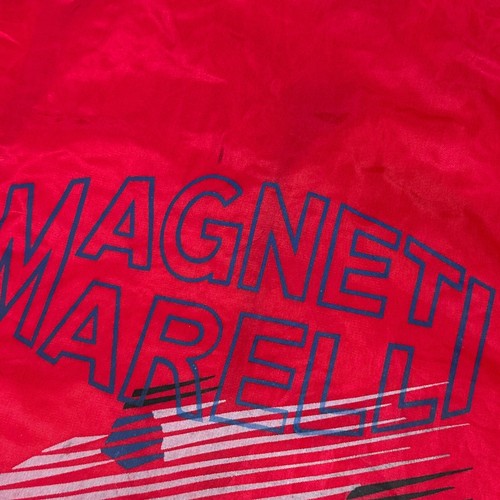 Vintage 90s Ferrari Magneti Marelli Red Windbreaker Jacket Mens One Size Large - Picture 7 of 13
