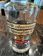 RARE YUENGLING'S BEER GLASS PITCHER 160TH ANNIV YUENGLING BRG CO POTTSVILLE PA