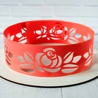 Plastic Chocolate Mold Rose Cake Border Stencil Cake Decorating Supplies