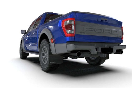 Aleta de barro Rally Armor UR negra con logotipo rojo para 21-25 Raptor Gen 3 MF73-UR-BLK-RD - Imagen 2 de 5