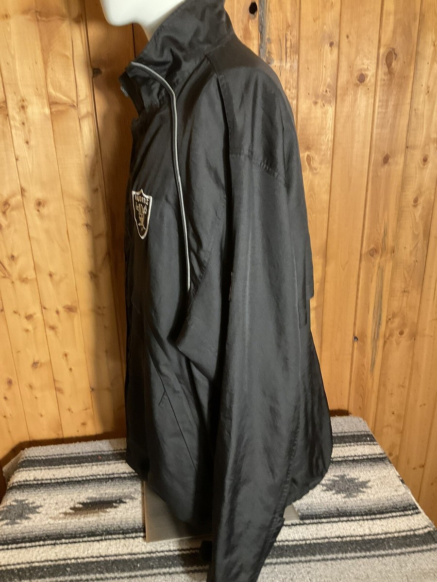 Oakland Raiders Jacket Reebok On Field Team Apparel NFL XL Full