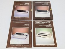 Lot of 4 Sams Computerfacts Printer Technical Service Manuals IBM EPSON FX-100