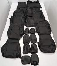 For Nissan Pathfinder Sv 8 Passenger 2023-2025 Black Leather Seat Covers Kr318 For Nissan Pathfinder Sv 8 Passenger 2023-2025 Black Leather Seat Covers Kr318
