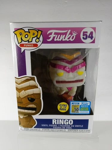 Ringo PoP 54 2019 Funko Fundays 400 Tiki Spastik Plastik Glow in the Dark White