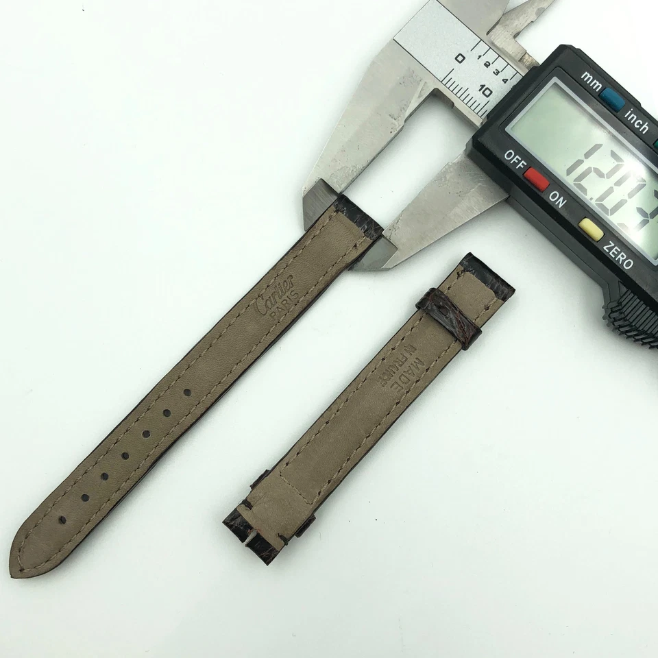 Cartier Authentic 12mm Dark Brown Leather Strap 5801A03OCCA - Image 2 of 2