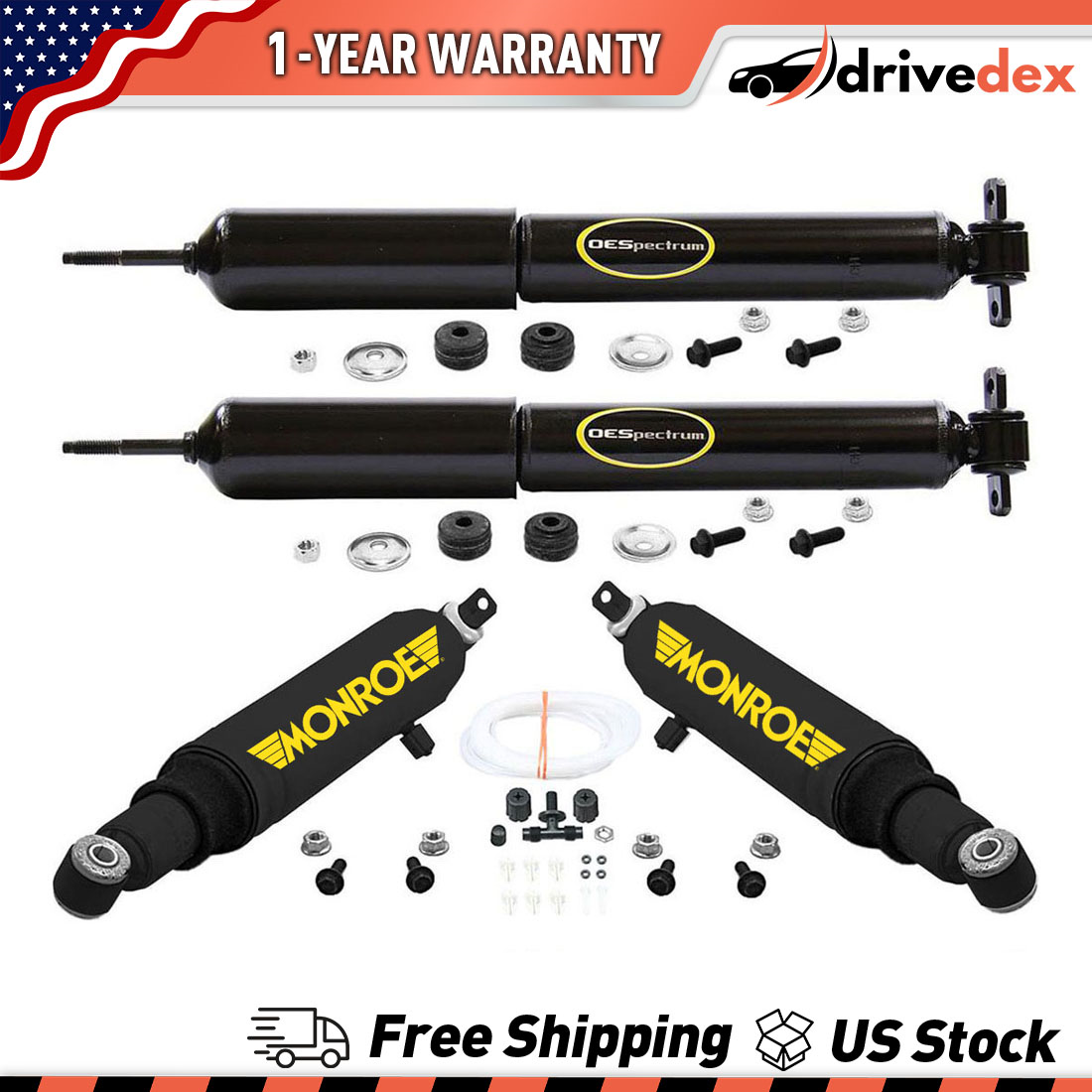 Monroe Shock Absorbers Front Rear Fits 2000 2001 1995 1996 97 Ford Explorer
