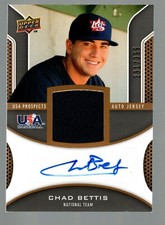 2009 Upper Deck Signature Stars USA Jersey Autographs #USA-BE Chad Bettis /399