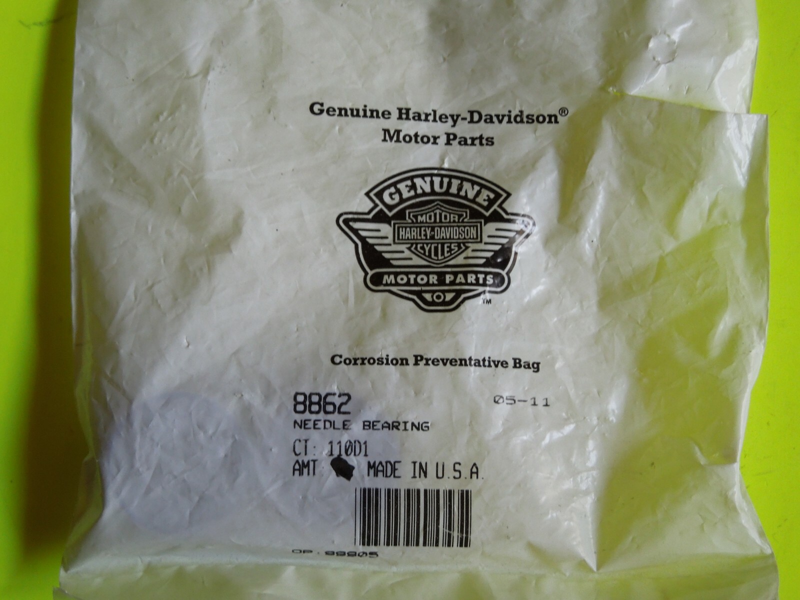 1 NOS OEM Harley Davidson Countershaft Needle Bearing P/N 8862 eBay