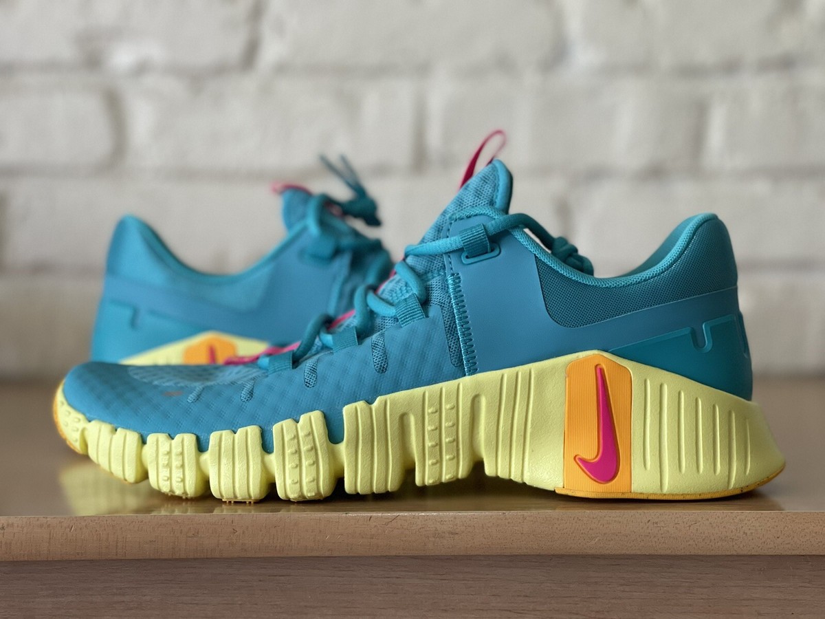 Nike Free Metcon 5 Dusty Cactus Blue Orange Training Shoes DV3949